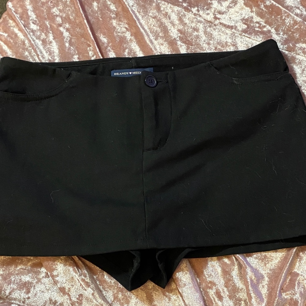 Brandy Melville Classic Black Skort